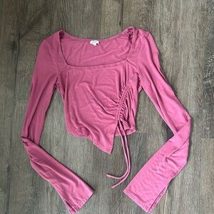 Garage Cinch Long Sleeve Top